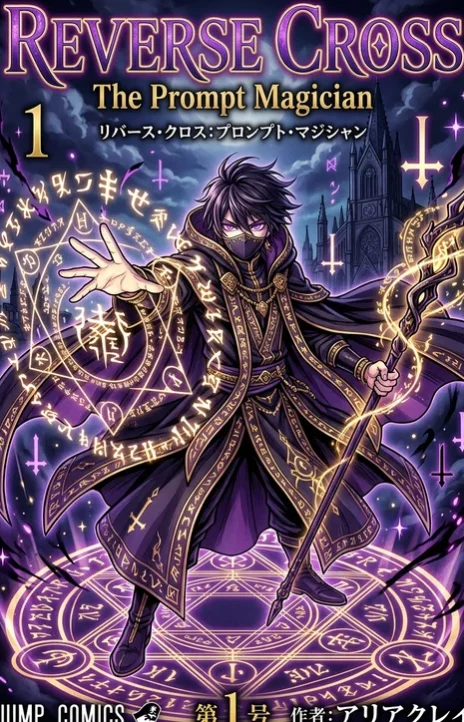 Reverse Cross -The Prompt Magician EN Cover Image